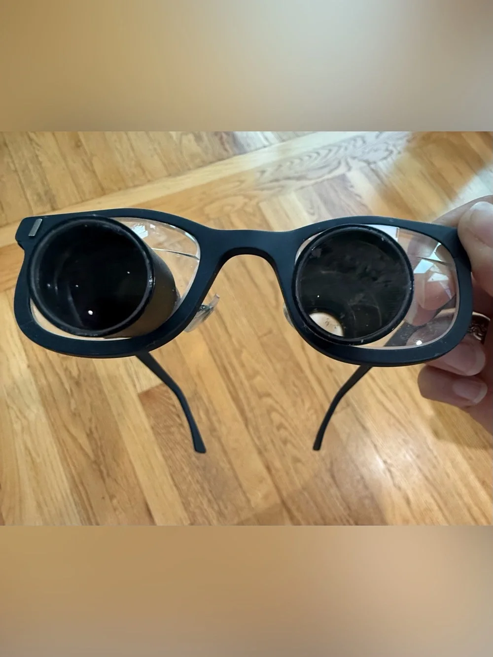 Vintage Dental Loupes 6.0X Optical Glasses Widening Temple Arms